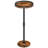 Small Round End Table, Adjustable Height Sofa Side Table