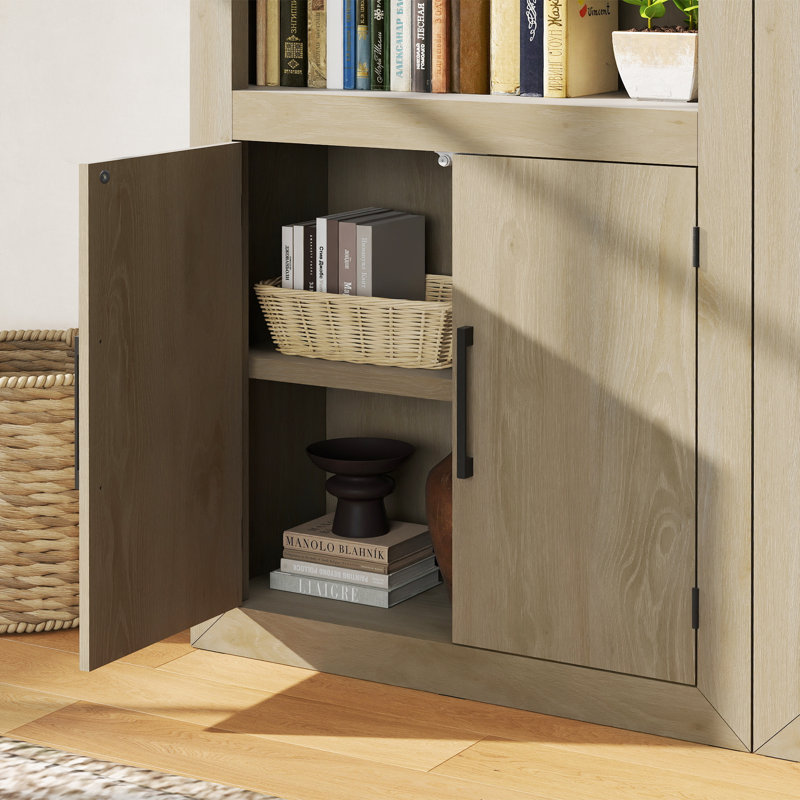 Hazel 70.5" Standard Bookcase with Doors