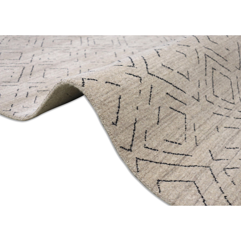 Handmade Wool Rugs, Rectangle 4' x 6'
