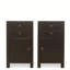 2 - Drawer Solid Wood Nightstand