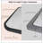 Black Bathroom Wall Mirror for Over Sink with Shatterproof Glass and Anti-Rust Frame, 40 x 32 Inches, Rectangular Design-116112800