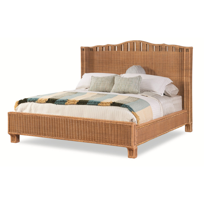 Great South Bay Wingback Bed, Queen