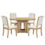 Ensemble de table de salle à manger extensible pour 4 à 5 pièces Farmhouse-130171887