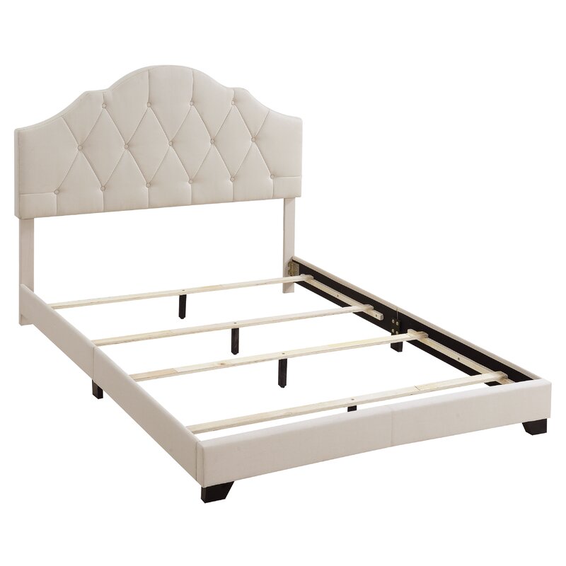 Winston Porter Carlotte Upholstered Standard Bed & Reviews | Wayfair