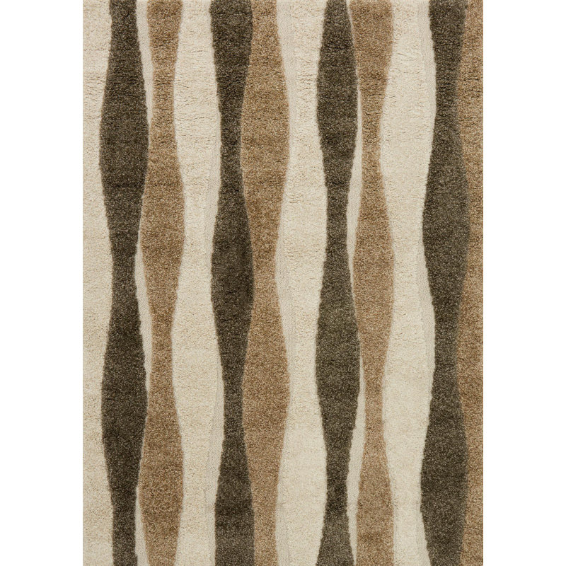 Tapis beige Menoken, Rectangulaire 7 pi 7 po x 10 pi 6 po