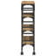  Kitchen Trolley Engineered Wood Cart Mobile Unit Organizer Storage-1403310160