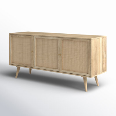 57.25" Wide Mango Solid Wood Sideboard