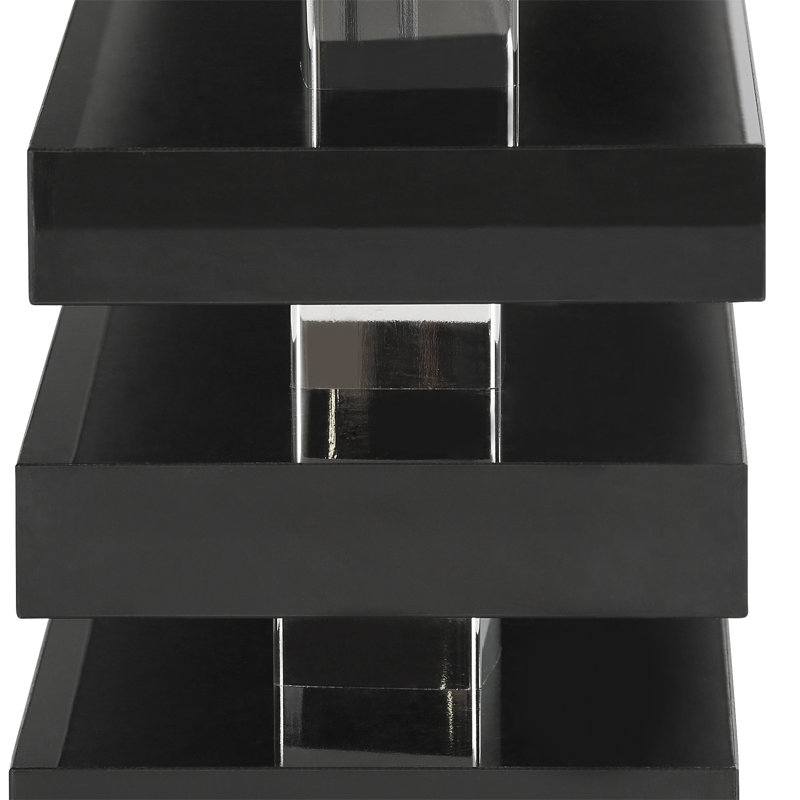 Despain Floor Shelf Coffee Table, Black