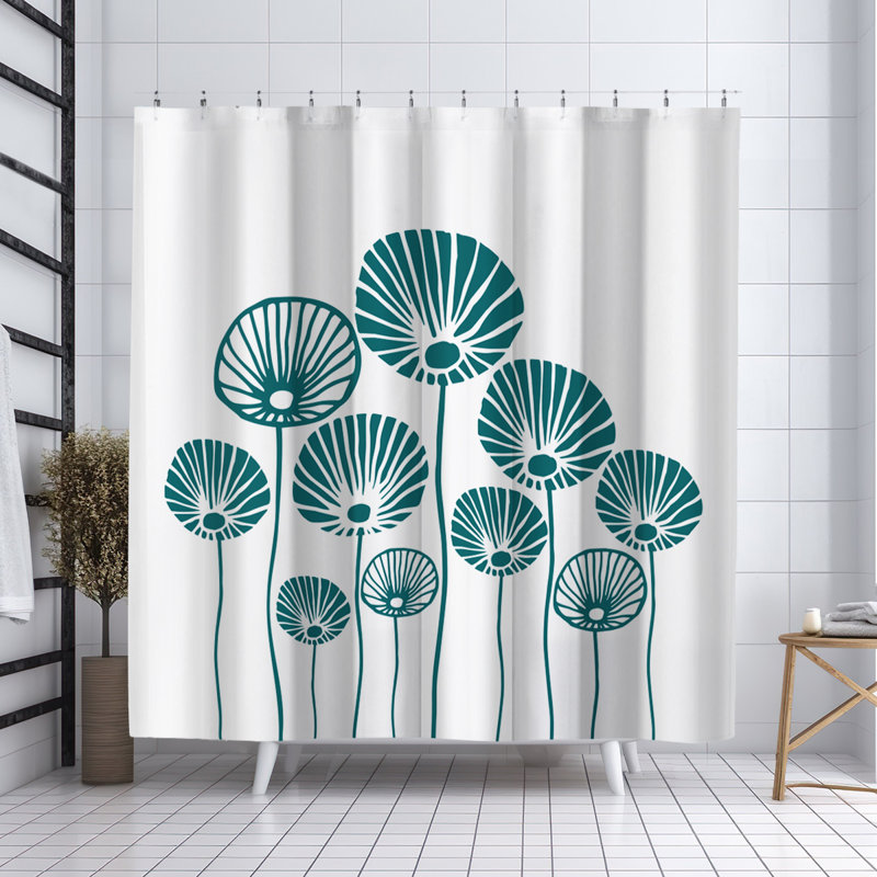 Coco Shower Curtain, Emerald