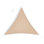 Toile d'ombrage triangulaire 142 po x 142 po