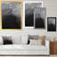 Gloden - Marbre noir et gris, art Ripples IV - art mural moderne sur toile-472685190-472685189