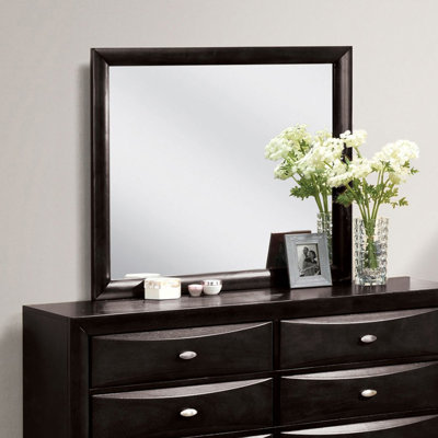 Miroir transitionnel l 39,9 po, noir