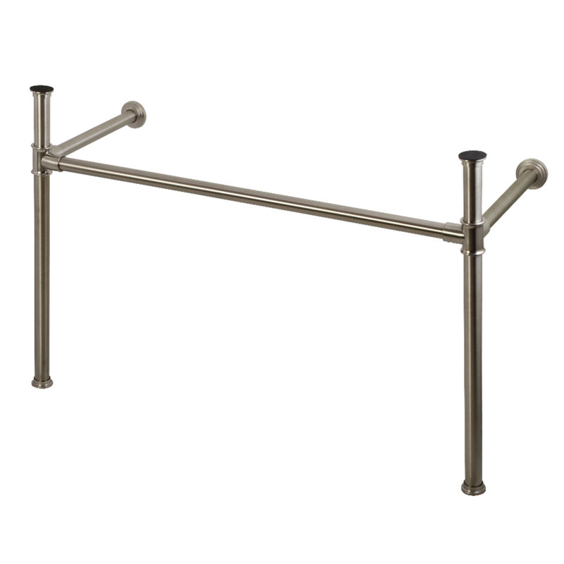 Kingston Brass Imperial Stainless Steel Console Legs, Polished Nickel