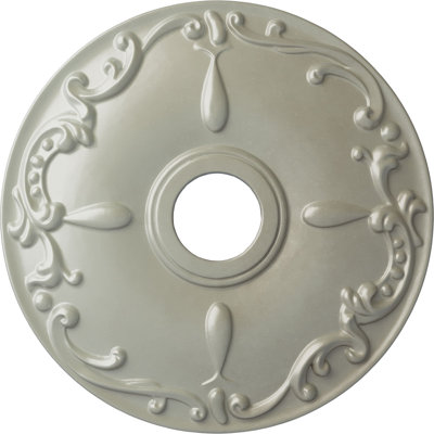 Endurathane Kent Ceiling Medallion, 18"OD x 3 1/2"ID x 1 1/4"P (Fits Canopies up to 5"), Hand-Painted Flash Copper Finish