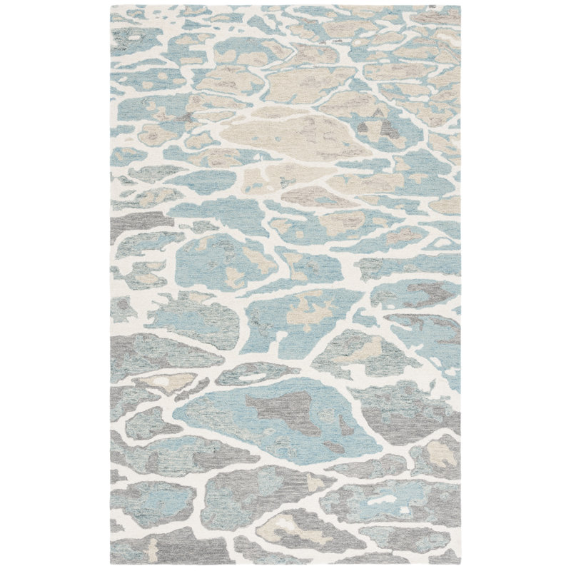 Tapis en coton / ivoire Waldeck, Rectangle 4 pi x 6 pi