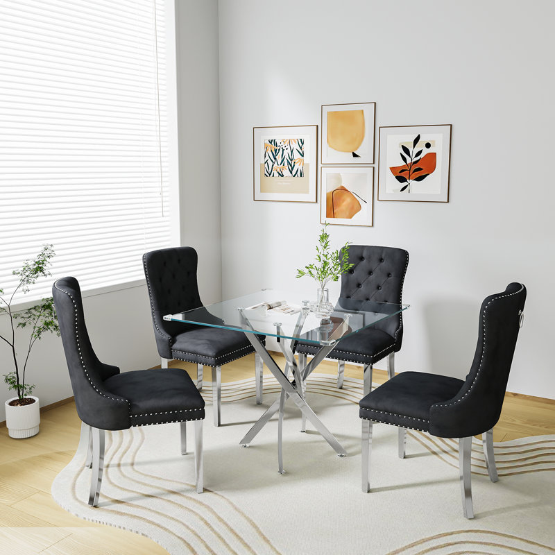 Ensemble repas, 5, Argent argent, Noir/gris