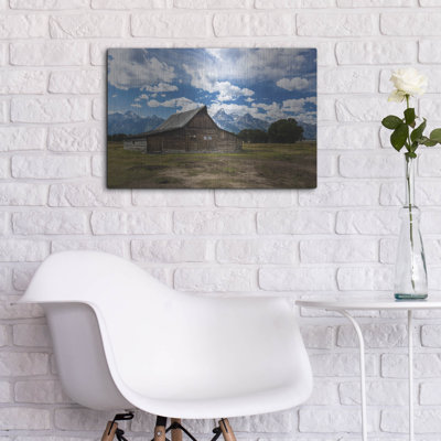«Grand Teton Barn I» par Tim Oldford, art mural en métal