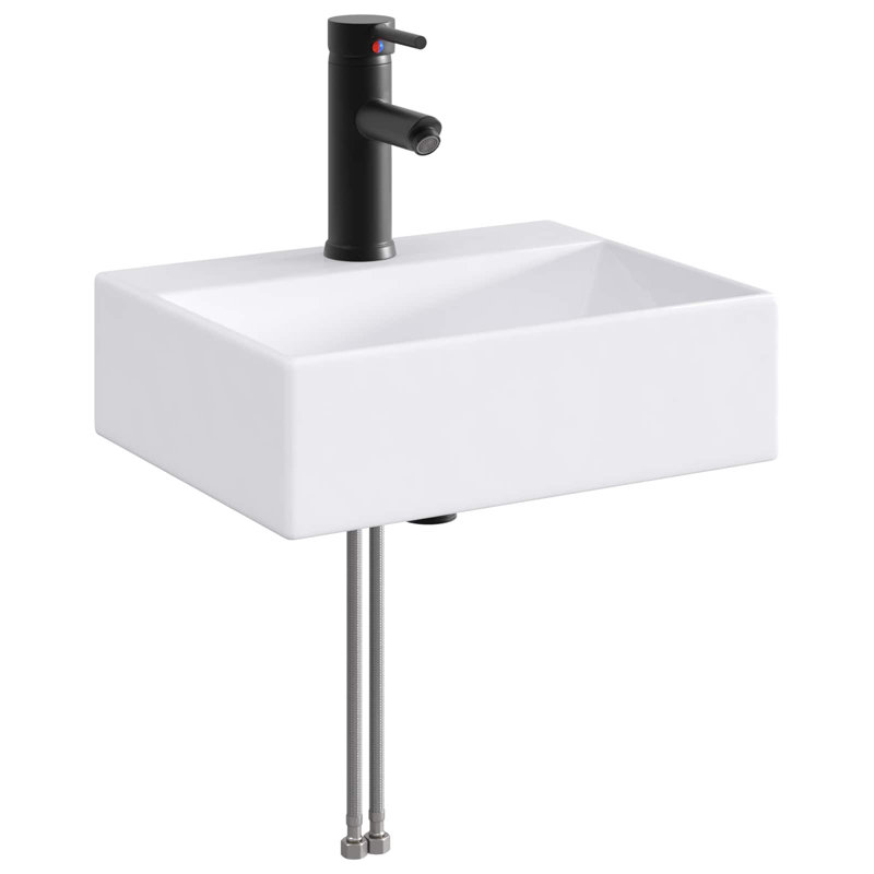 Belfry Bathroom 305mm W Metal Sink, Matte Black