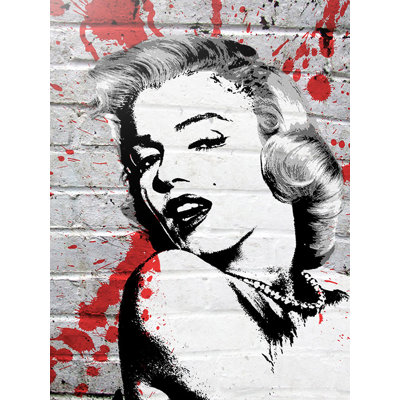 «Marilyn Monroe» par Banksy, impression sur toile tendue