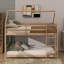 Lit superposé simple de style maison simple avec tête de lit et pied de lit-1221037192