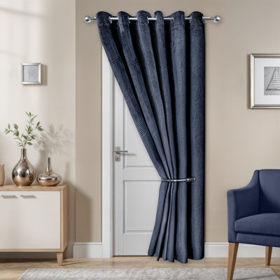 Wibeke Blackout Door Curtain Single Panel