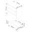 Rhyn 60cm W Particle Board Bedside Table