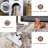 Abstract Area Rug, Machine Washable Runner with Non-Slip Backing, Soft Distressed Modern Farmhouse Throw Rug for Kitchen & Bedroom -1843723582