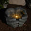 Handcrafted Floor Fountain with Lights-1832938771