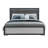 Amelia Queen Gray-Black 5Pc Bedroom Set