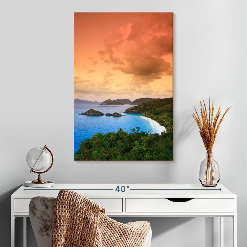 Gillard Trunk Bay Sunset, 30" H x 20" W