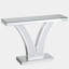 Table de vestibule en forme de V