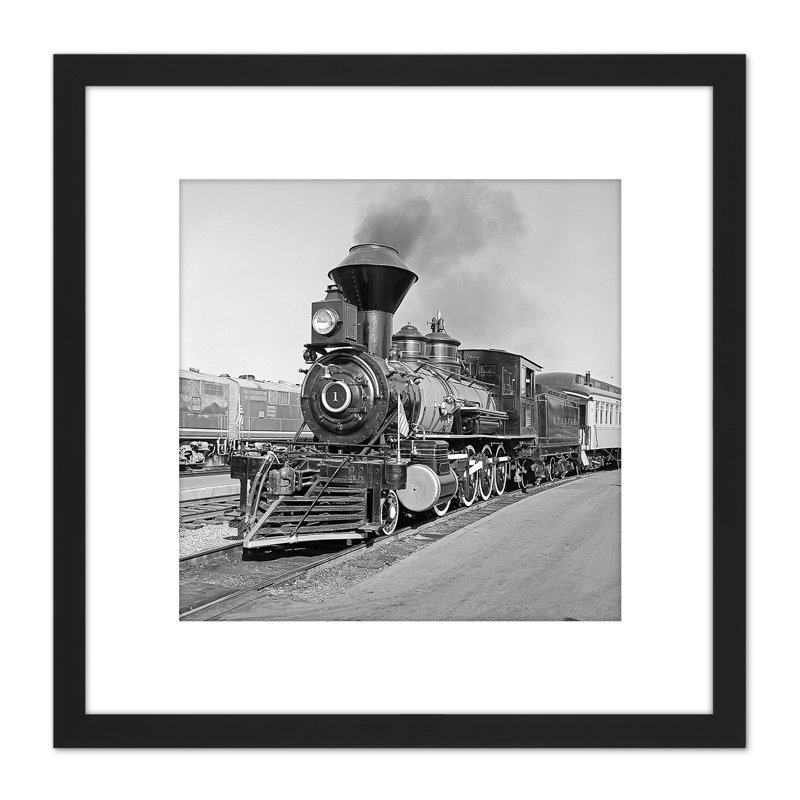 Everett DeGolyer Topeka Santa Fe Locomotive Train Photo - Single Picture Frame Print