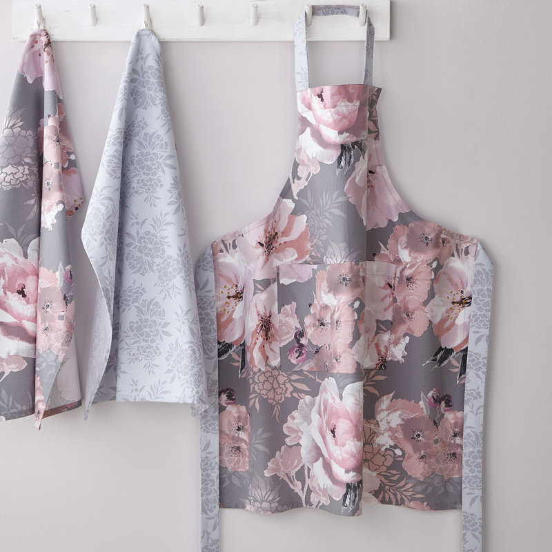 Dramatic Floral 100% Cotton Apron
