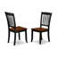 Ensemble de table à manger 5 pièces pour 4 personnes comprenant une table de salle à manger rectangulaire avec Dropleaf et 4 chaises de salle à manger, 30 po x 48 po, noir et cerise-1162597169-1162597173-1162597182