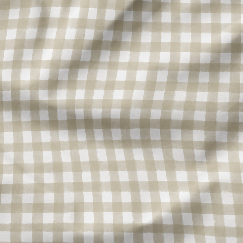ARDEN x Alexandra Kay Plush Modern Tufted Polyfill Chaise Cushion, 22 x 76, The Coffee Girl Gingham