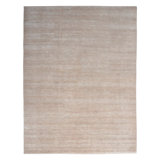 Solid Wool Saree Silk Blend Rug
