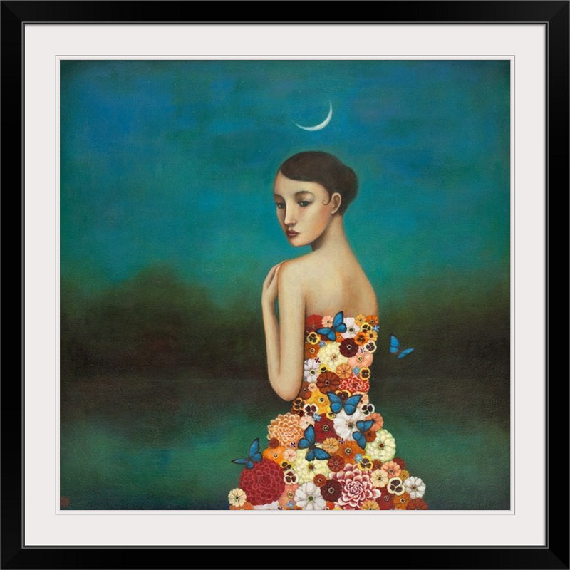 « reflective nature », reproduction d’art Duy Huynh, H 30 po x l 30 po x P 1,5 po, Toile