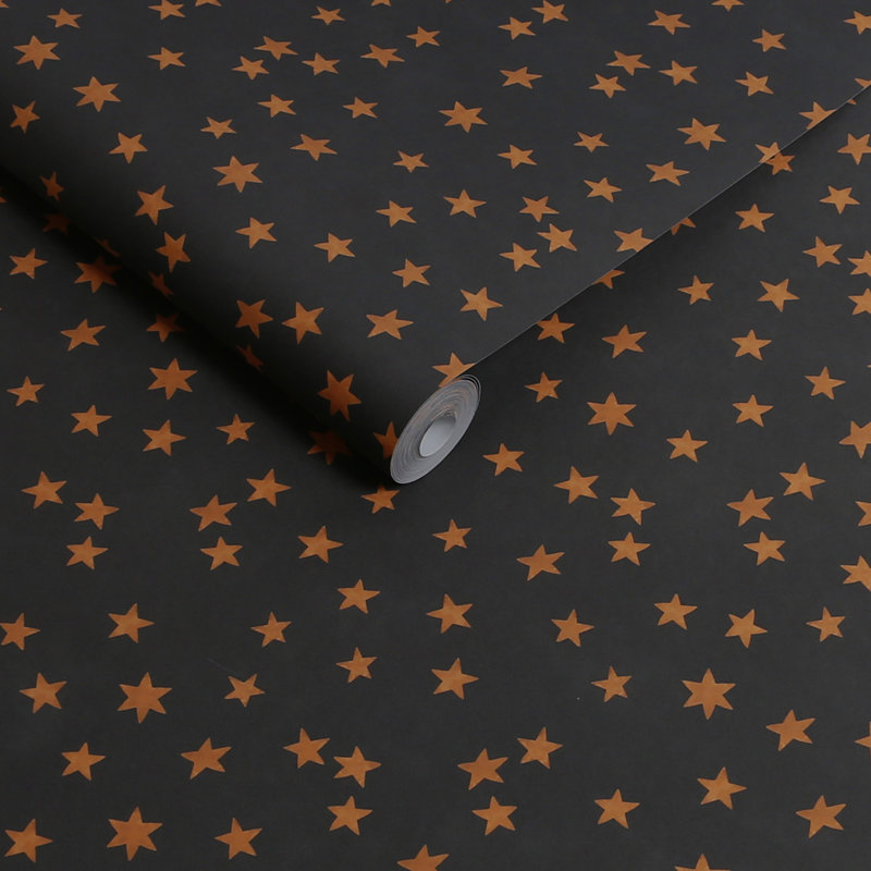Midnight Skies Noir Wallpaper, Cream