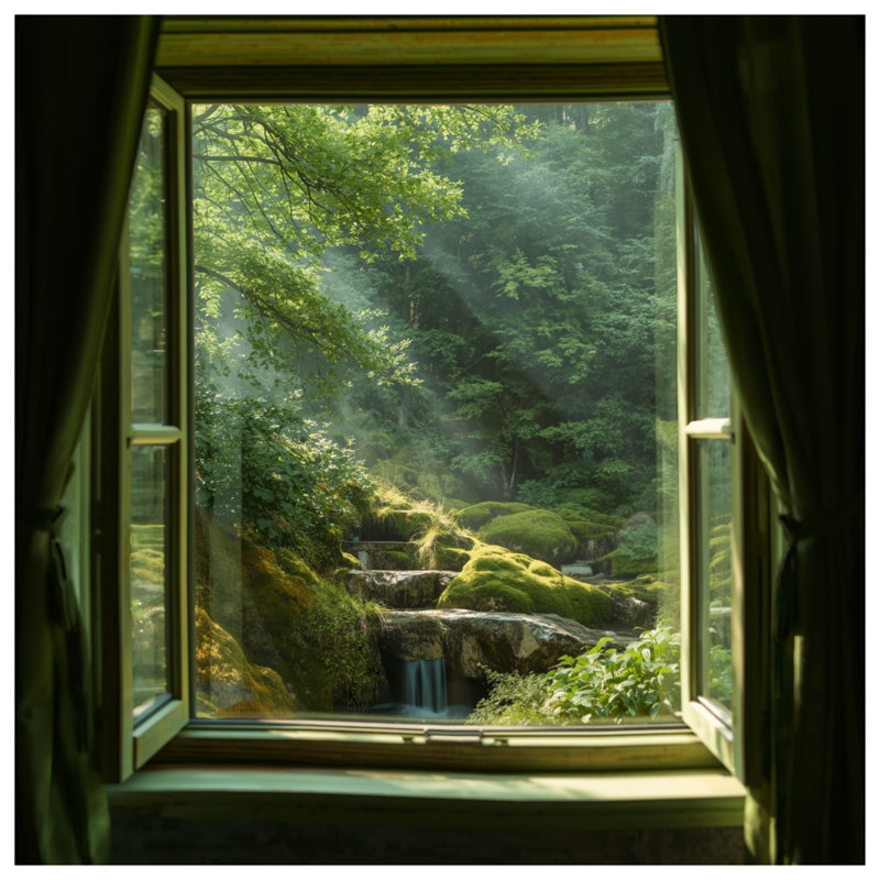 Rideaux de douche Forest, L 70 po x H 84 po