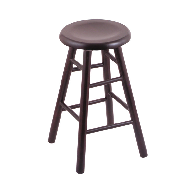 Tabouret tournant 30 ", Érable cerisier foncé, Tabouret de bar (siège d'une hauteur de 30 po)