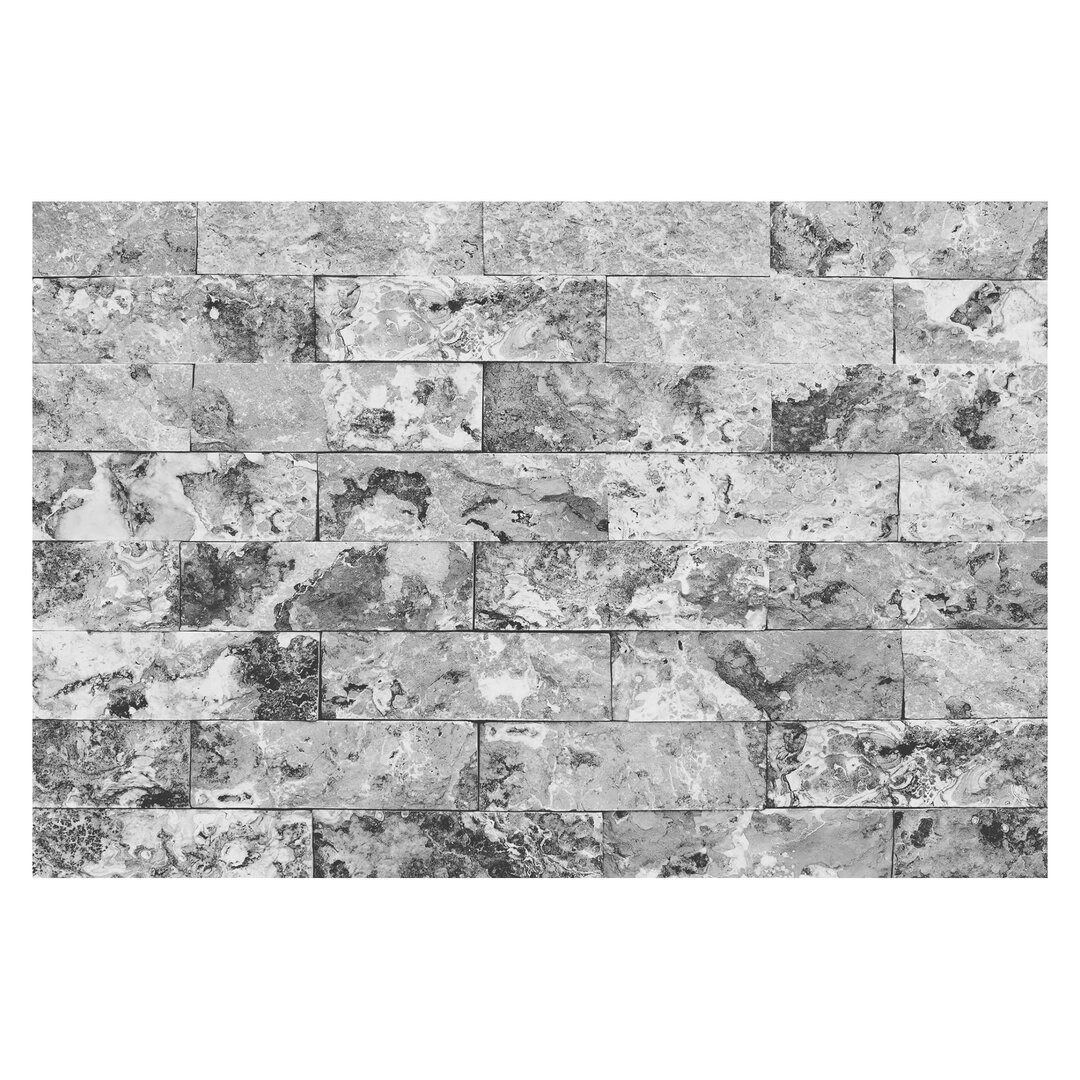 Strukturierte Fototapete Natural Grey Marble 3,2 m x 480 cm