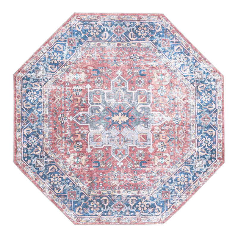 Nolie Oriental Indoor Rug, Octagon 7'10" x 7'10"