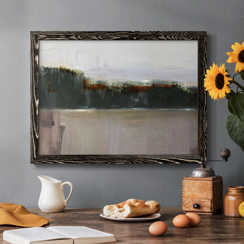 At At Dusk Turnwood, reproduction d'art sur toile, Noir, H 18 po x l 26 po