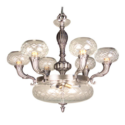 Chatham 9 - Light Wagon Wheel Chandelier