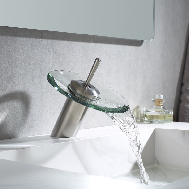 Robinet de salle de bain Torino, Nickel satiné