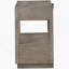 Table de chevet 2 tiroirs Taupe