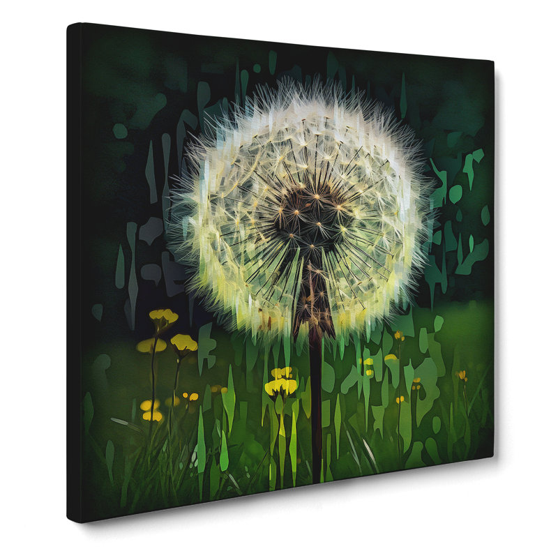 Dandelion Glitch - No Frame Print