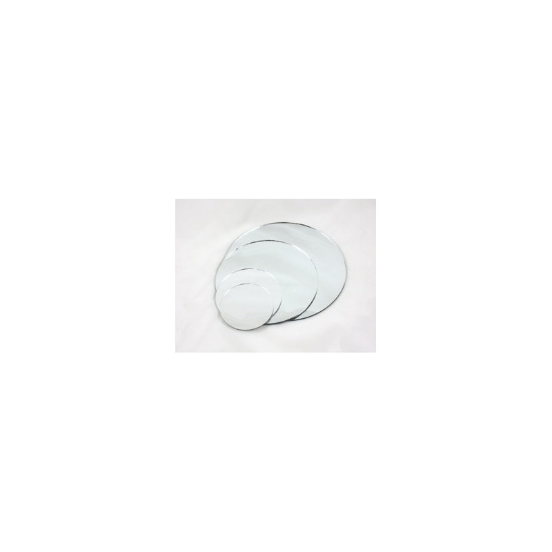 Jaclyn Flat Wall Mirror, 14" H x 14" W
