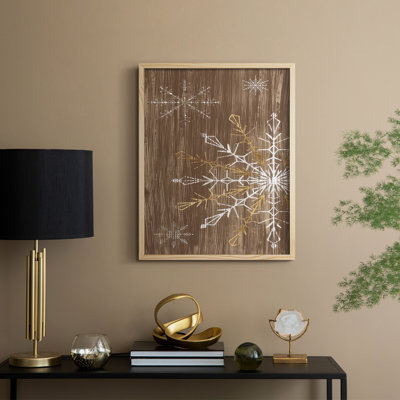 «Barnwood Wonderland Collection B», reproduction encadrée - bois massif