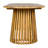 Larry Outdoor 4-Person Acacia Wood Dining Set With PE Rattan Chairs & Pedestal Table-128838052-128838053